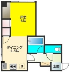 須賀町マンションの物件間取画像